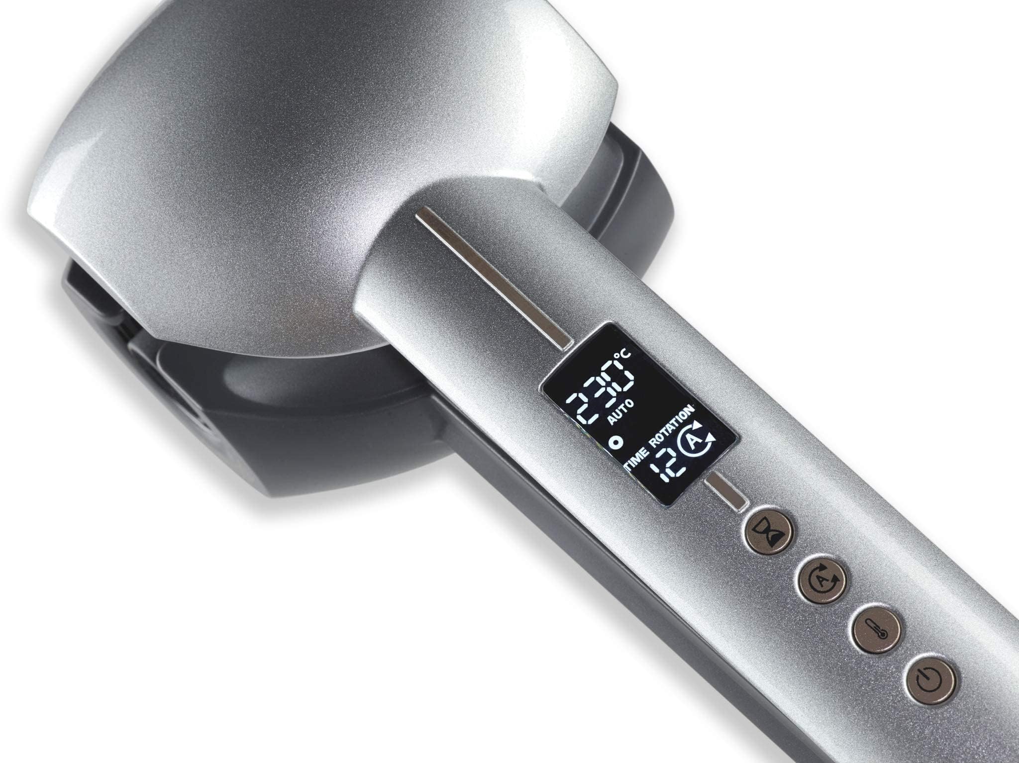 BaByliss Hair Curler| Auto Curling Technology For Effortless Curls| Optimum Ionic And Ceramic Technology| Fast And Efficient Curling Performance & Salon-quality Results At Home | C1600SDE(Silver ) BaByliss Hair Curler| Auto Curling Technology For Effortless Curls| Optimum Ionic And Ceramic Technology| Fast And Efficient Curling Performance & Salon-quality Results At Home | C1600SDE(Silver )